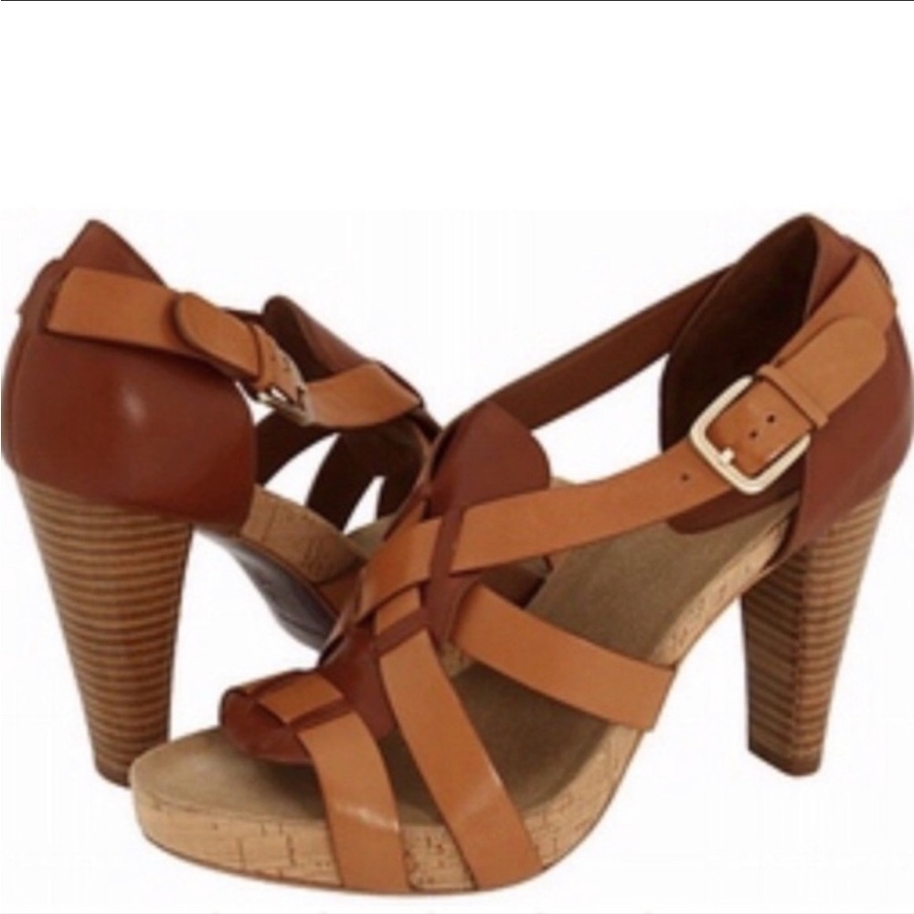 Cole Haan Nike AirLeather Strappy heel Sandals